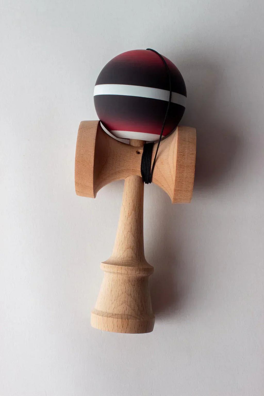 Sweets Kendama | Horizon Fade Black Red | Cushion Clear