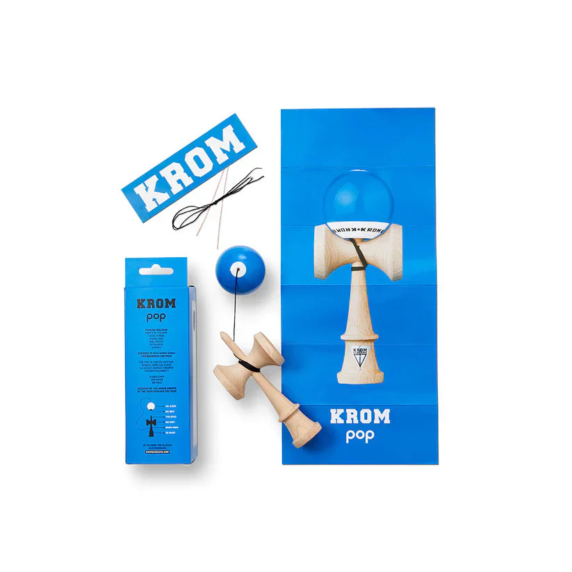 KROM Kendama | POP LOL BLUE |