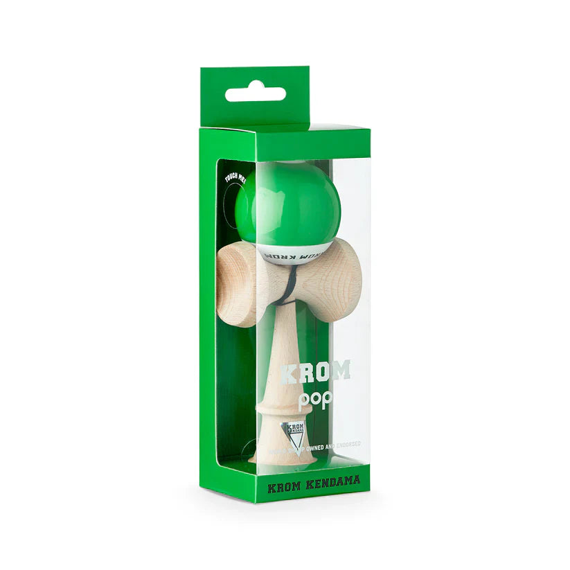 KROM Kendama | POP LOL GREEN |