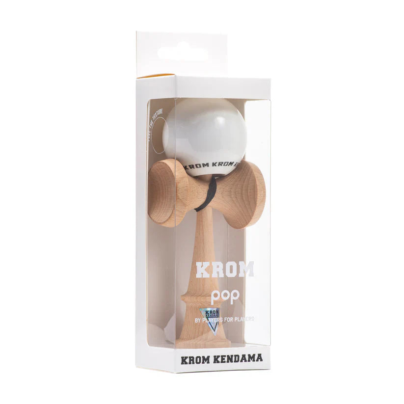 KROM Kendama | POP LOL WHITE |